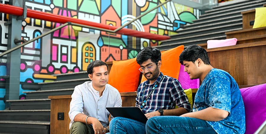 Modern learning spaces at Deakin University GIFT City Campus